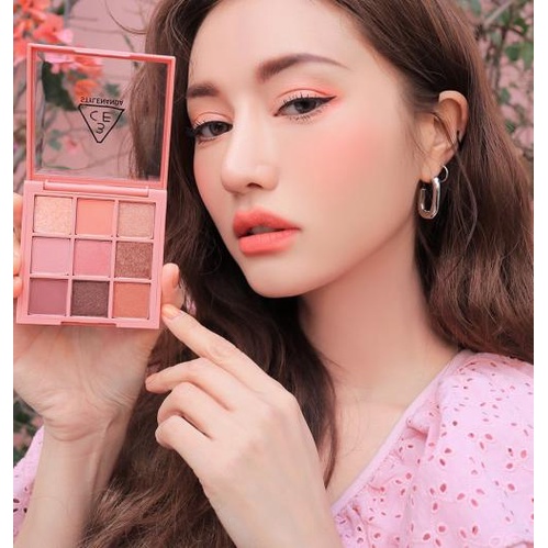 BẢNG PHẤN MẮT 3CE 9 Ô MULTI EYE COLOR PALETTE BEACH MUSE CHÍNH HÃNG