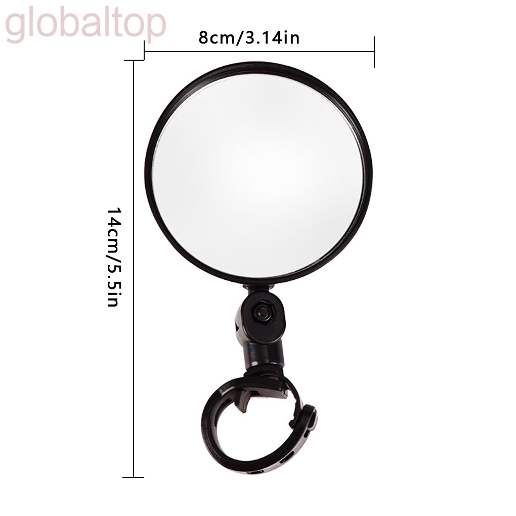 Gương Chiếu Hậu Gắn Tay Lái Xe Đạp 15-35mm