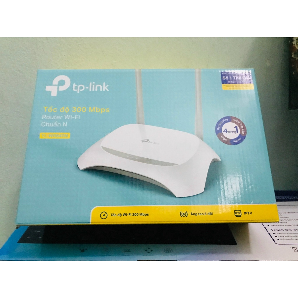Bộ phát Wifi TP Link 840N 2 râu- Chính hãng mới 100%