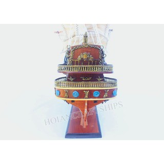 Mô hình thuyền chiến gỗ Sanfelipe (Thân: 40cm)