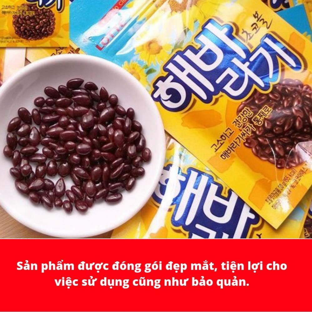 HẠT HƯỚNG DƯƠNG PHỦ SOCOLA LOTTE HÀN QUỐC GÓI 35G