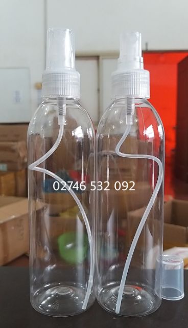 Chai Nhựa Trong Xịt Phun Sương 250ml và 500ml