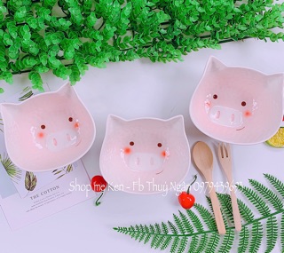Bát sứ gấu,lợn,mèo 300ml