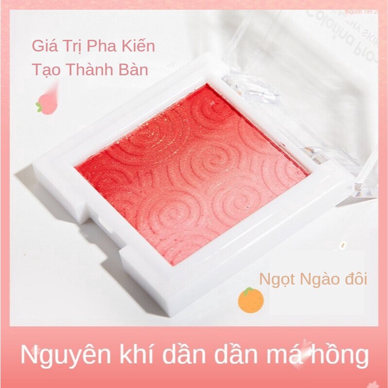 Phấn má hồng dạng cánh hoa, phấn má hồng đỏ đào với bột hạt lấp lánh mịn | BigBuy360 - bigbuy360.vn