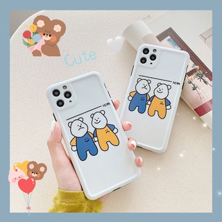 Ốp Điện Thoại Hình Gấu Đáng Yêu Cho Iphone 11 Pro Max Iphone X / Xs / Xr Iphone 7 P 8 Plus