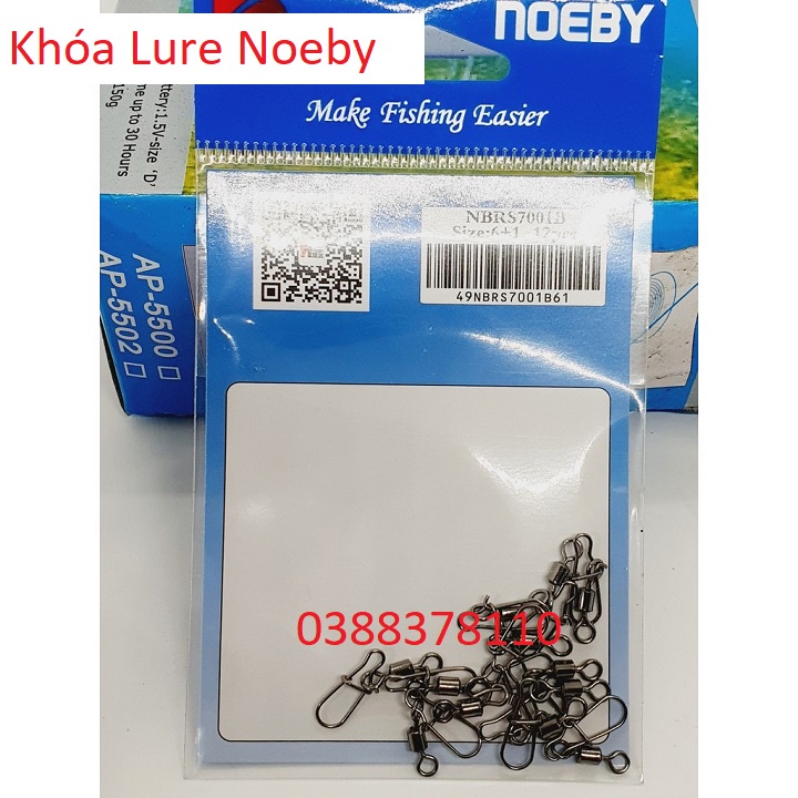 Khóa Lure Chính Hãng Noeby, Lure Cá Lóc Chuyên Dụng