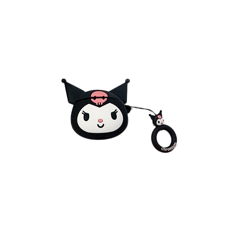 Vỏ Bảo Vệ Hộp Sạc Tai Nghe AirPods 1 / 2 / 3 Pro Bằng Silicon Hình Kuromi Pom Pom Purin Melody Dễ Thương