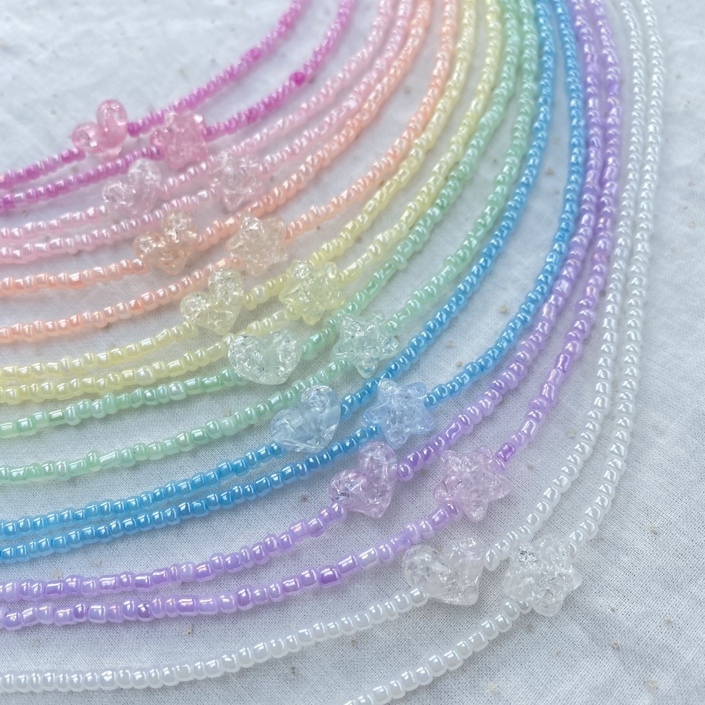 ✿ Set pastel gồm vòng cổ ngôi sao tình iu và nhẫn ✿ Dây chuyền Ciwu ♡