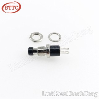Bộ 5 Chiếc Nút Nhấn Nhả (Nút Nhấn Đề) PBS-110 Đen