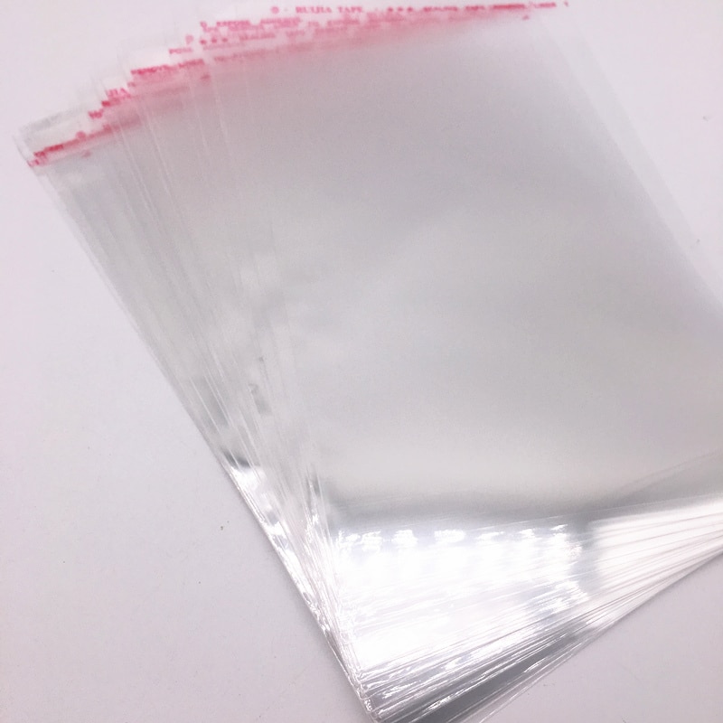 Bộ 100 túi nylon trong suốt 4-6cm đựng đồ trang sức