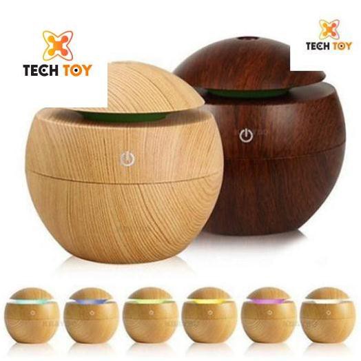 SIÊU RẺ GIÁ SỈ  Máy phun sương tạo ẩm khuếch tan tinh dầu vân gỗ ĐÀ NẴNG TECHTOY