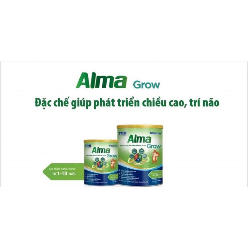 Sữa Bột Alma Pedia, Alma Baby, Alma Grow đủ loại (date mới)