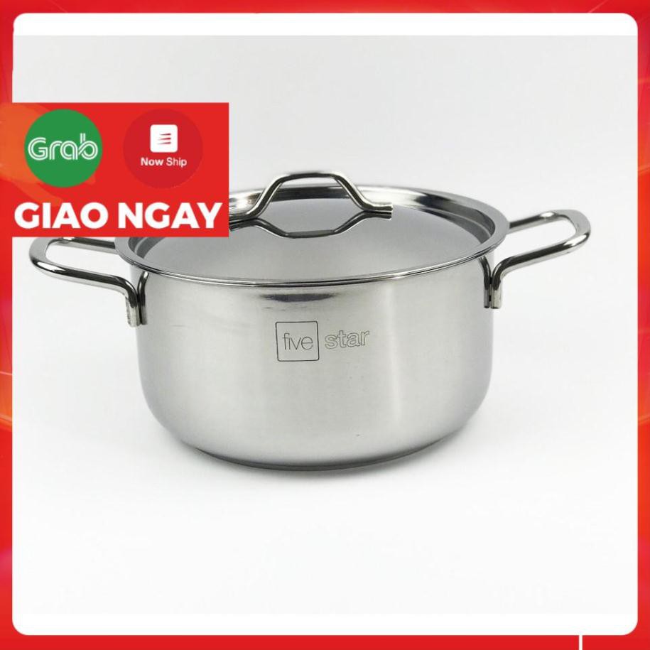 Nồi inox 3 đáy sandwich  FiveStar Standard nắp inox , bếp từ, gas, hồng ngoại