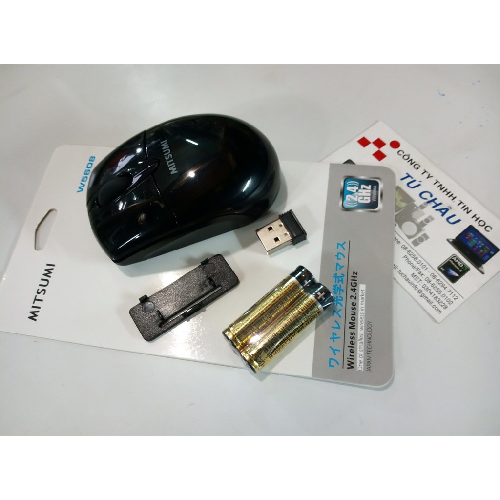 Chuột không dây Wireless Mouse 2.4Ghz Mitsumi W5608