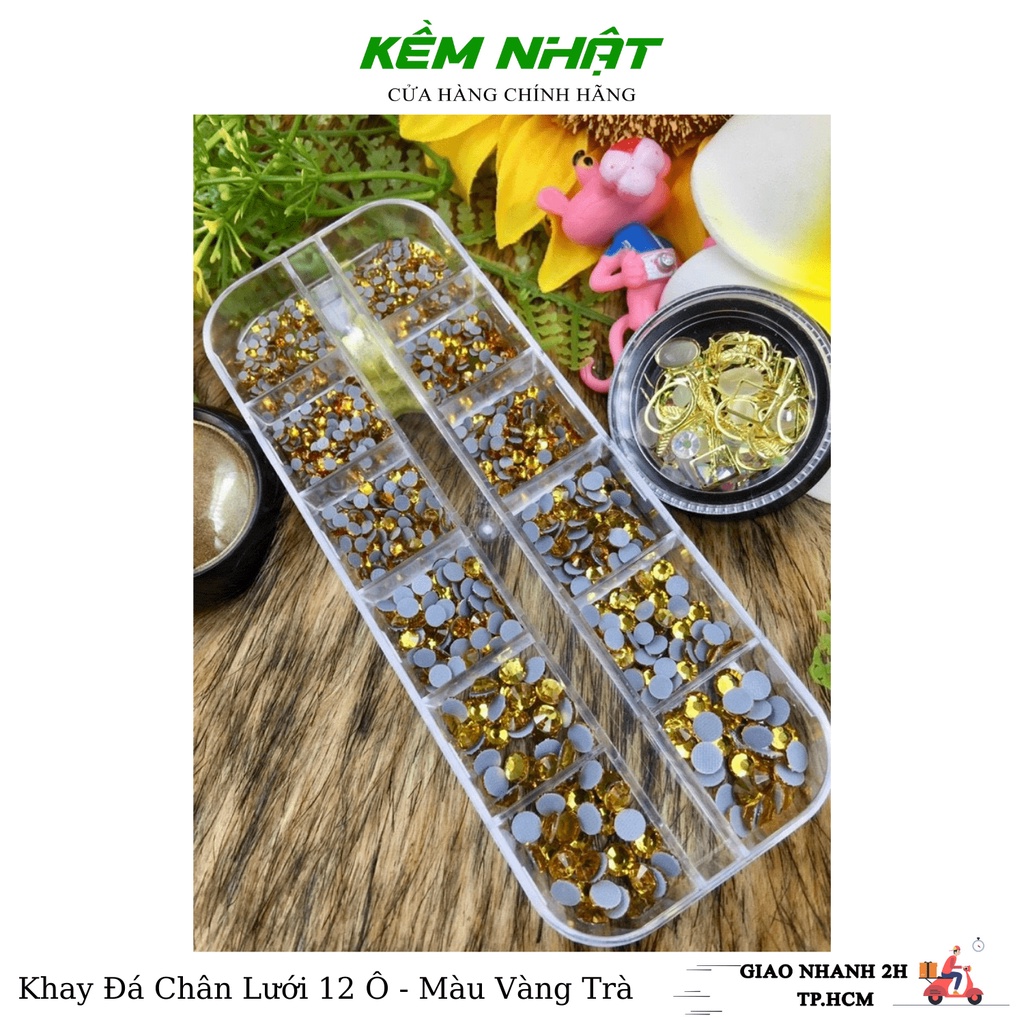 Khay Đá Chân Keo Lưới Mix Size, Mix Size Có Nhiều Mã Màu - Đính Móng, Trang Trí Móng