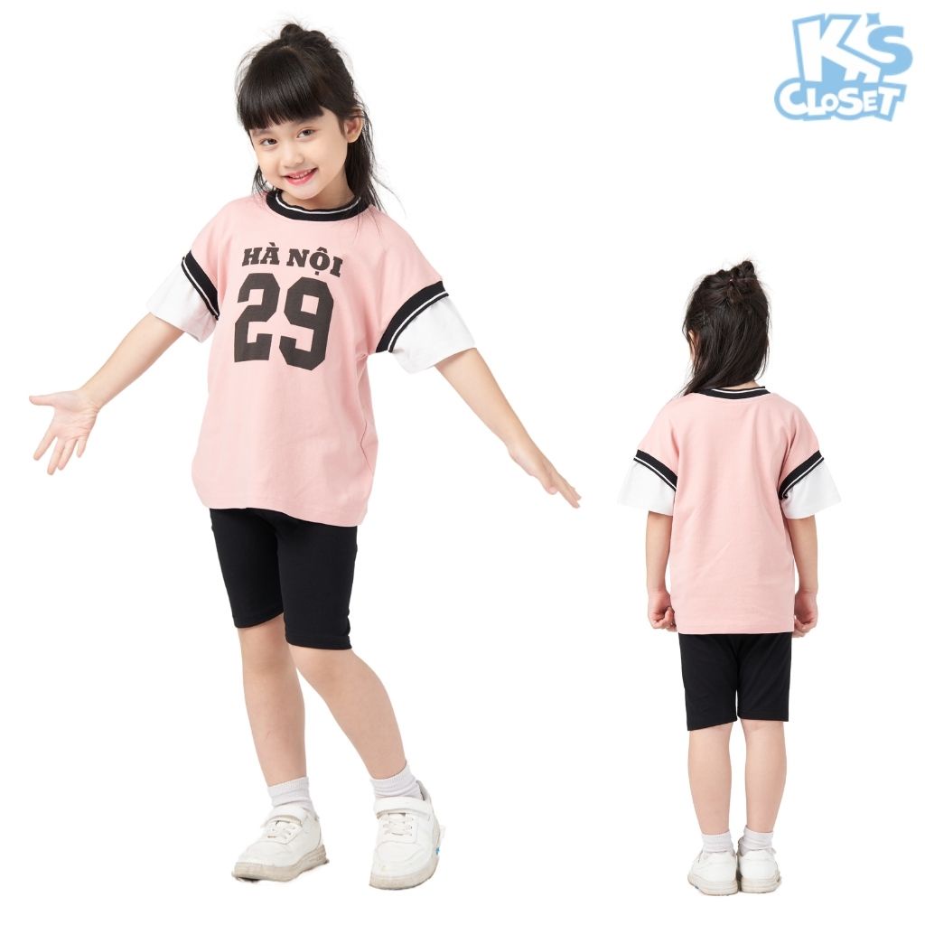 Áo phông trẻ em K'S CLOSET kiểu dáng thể thao năng động KT26TWS TMĐT