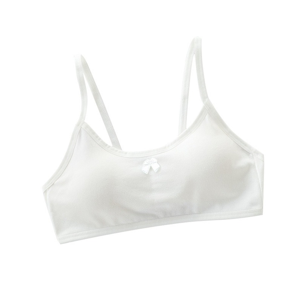 Áo lót cotton AIJOLEN có mút ngực cho bé gái 8-16 tuổi