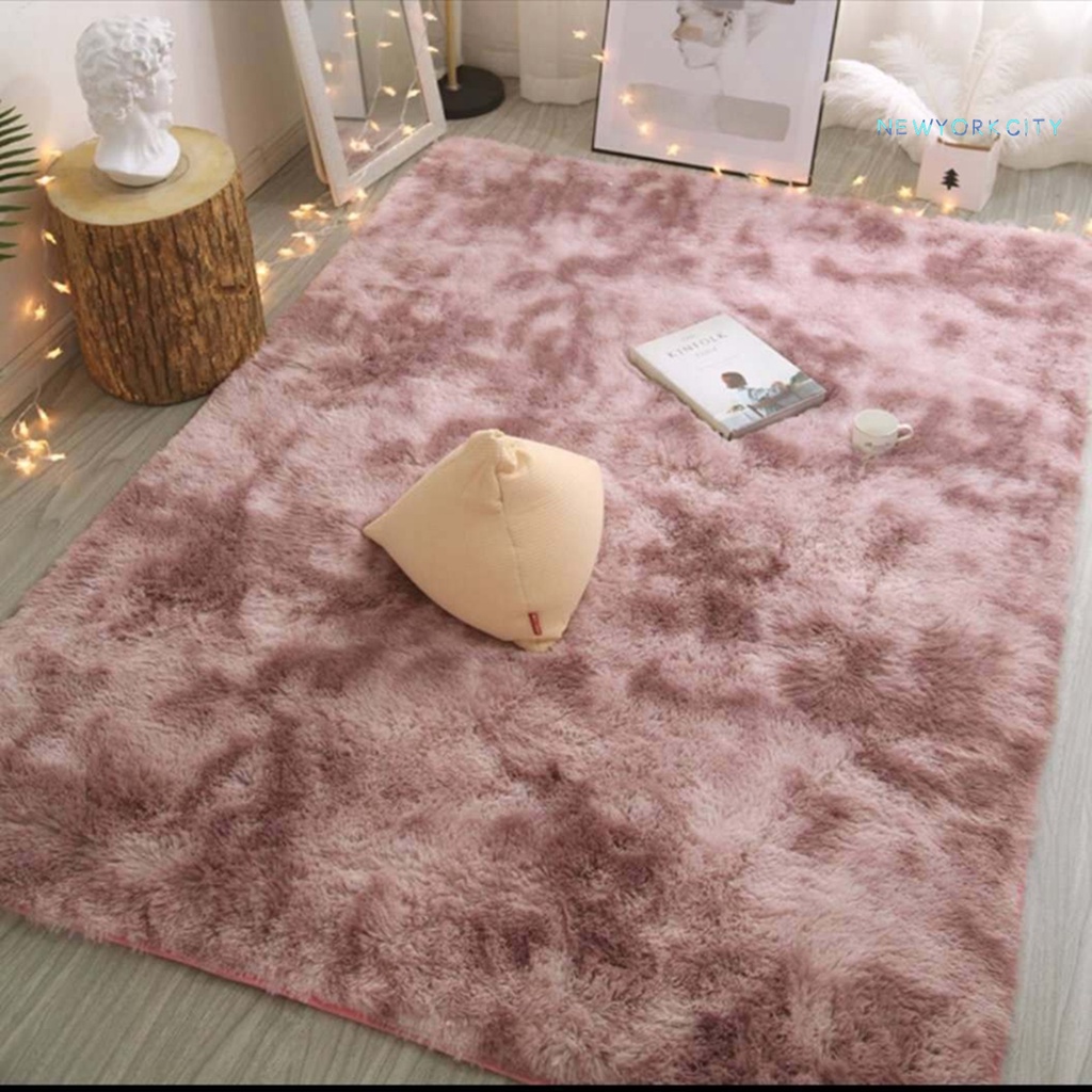 Thảm Lông Trải Sàn Trang Trí Phòng Khách / Phòng Ngủ