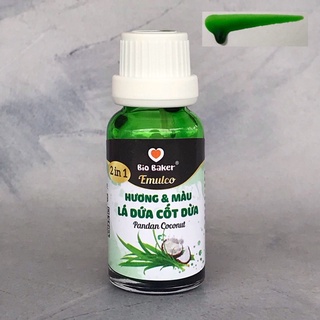 Tinh chất hương lá dứa cốt dừa tạo màu Bio BaKer -2in1