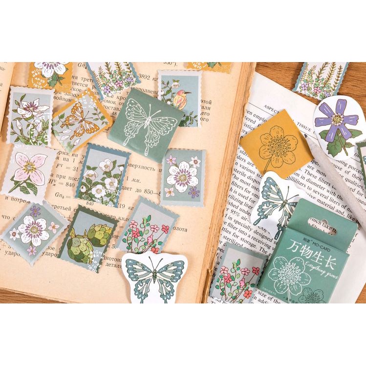 Bộ 46 Sticker Hàn Quốc dán trang trí SIÊU HOT E125