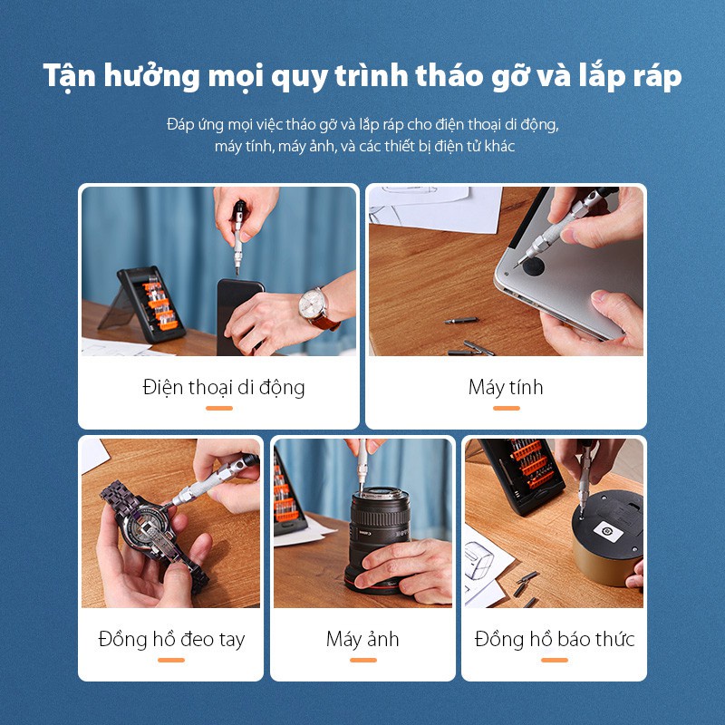 Bộ tuốc nơ vít hợp kim nhôm 38 trong 1 đa chức năng UGREEN CM372 80459 - Hàng Chính Hãng - Bảo Hành 18 Tháng