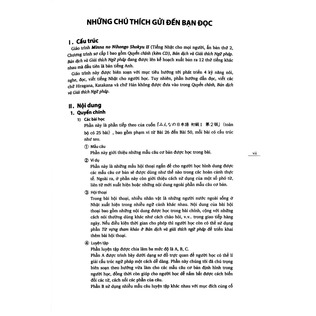 Sách - Tiếng Nhật cho mọi người- Sơ cấp 2- Bản dịch và giải thích ngữ pháp - Tiếng Việt (Bản mới)