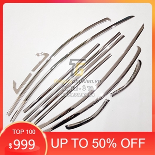 [HOT] Bộ Nẹp viền cong kính, Chân kính INOX Honda City 2021