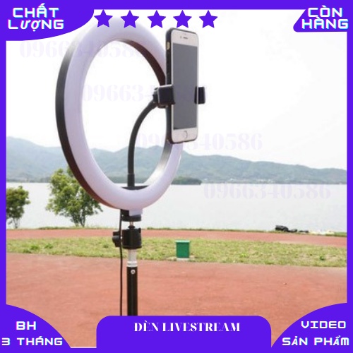 SALE 👍 Đèn live 26cm livestream makeup trang điểm siêu lớn siêu sáng VIDEO Sản Phẩm