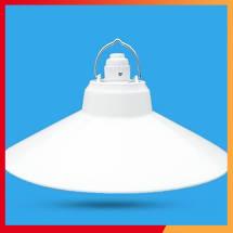 Bộ Chao đèn Chóa đèn nhựa trắng ngoài trời 25cm và đui E27 Kín nước của SOPOKA - B250