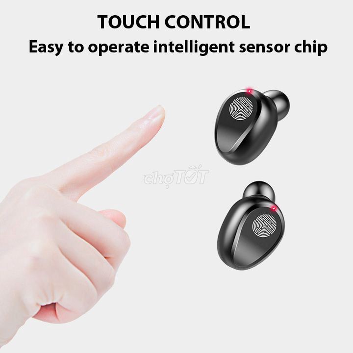 Tai nghe true wireless AMOI F9 | bản QUỐC TẾ | nút cảm ứng | Bluetooth 5.0 | Pin 280 giờ | sạc dự phòng 2019 | BigBuy360 - bigbuy360.vn