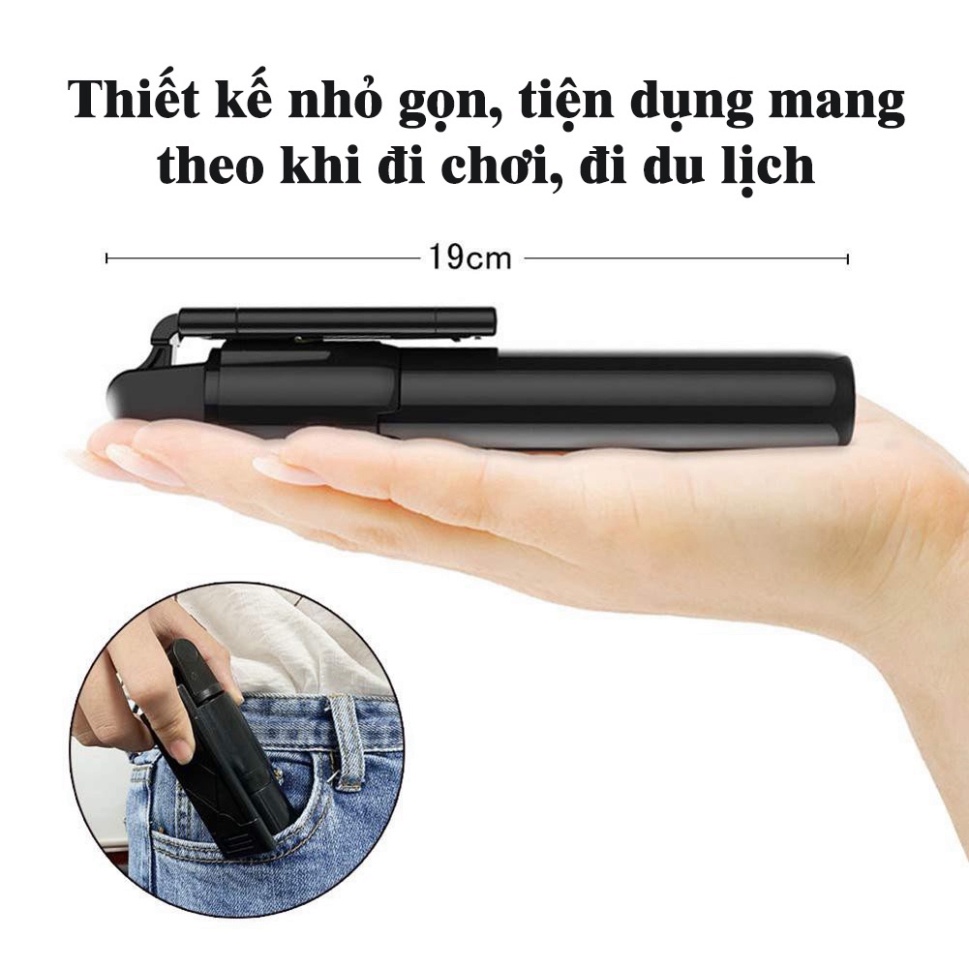 Gậy Chụp Ảnh Tự Sướng Bluetooth K07, Gậy selfie 3 chân đa năng, Tripod K07 Taiyoshop5