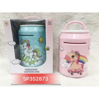 Hộp máy rút tiền ATM pin ngựa Pony hình lon nước