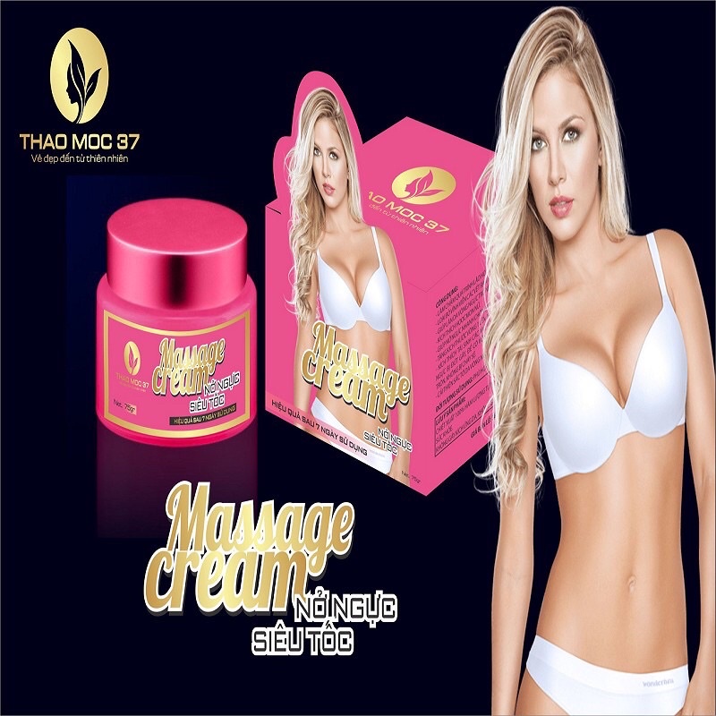 [ Chính Hãng  +Quà Tặng ] COMBO 2 Kem massage nở ngực siêu tốc Thảo Mộc 37, tăng size vòng 1 siêu tốc trong vòng 7 ngày