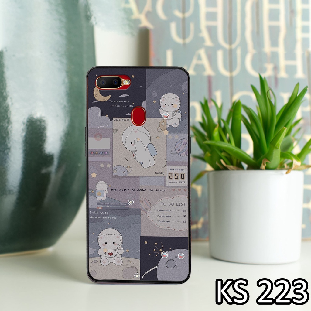 [New] Ốp lưng Oppo A1k/Oppo A3s/Oppo A5s/Oppo A7/Oppo A12 in hình gấu con