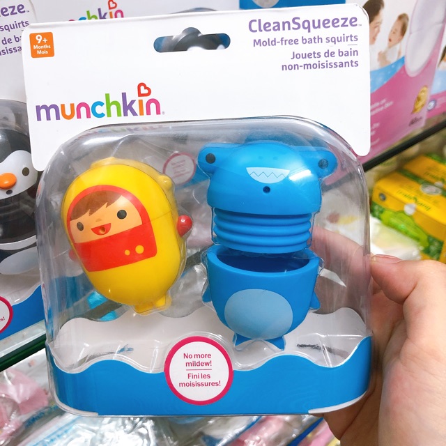 BỘ 2 ĐỒ CHƠI PHUN NƯỚC THÁO LẮP MUNCHKIN (có ảnh thật)