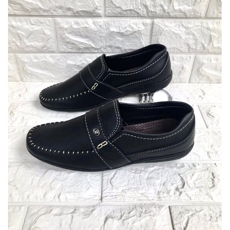 Giày mọi nam mẩu mới, phom đẹp, mã GM06, size từ 39 -44, màu đen sang trọng lịch lãm