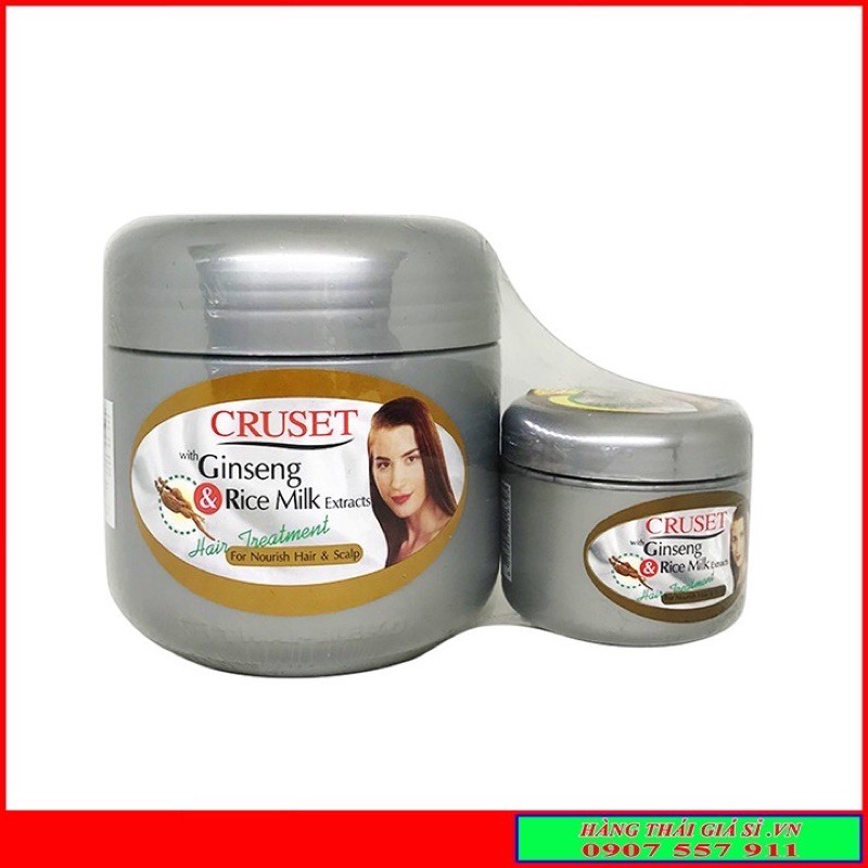 Kem Ủ Tóc Nhân Sâm Cruset Thái Lan 500ml kèm hũ nhỏ 40ml | BigBuy360 - bigbuy360.vn