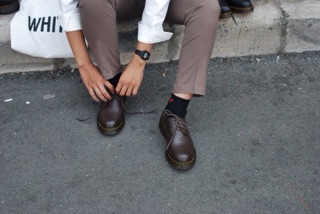 GIÀY DR.MARTENS 1461 DA BÒ THẬT CHO NAM