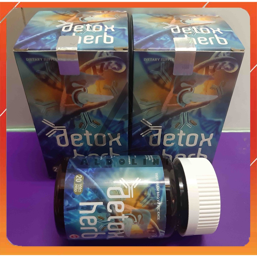 [COMBO 3 HỘP] VIÊN UỐNG DETOXHERB - Diệt Ký Sinh Trùng Nâng Cao Đề Kháng Thanh Nhiệt Mát Gan - Chính Hãng Hộp 20 Viên | BigBuy360 - bigbuy360.vn