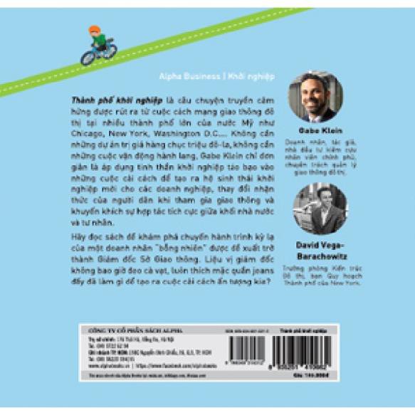 Sách AlphaBooks - Thành phố khởi nghiệp