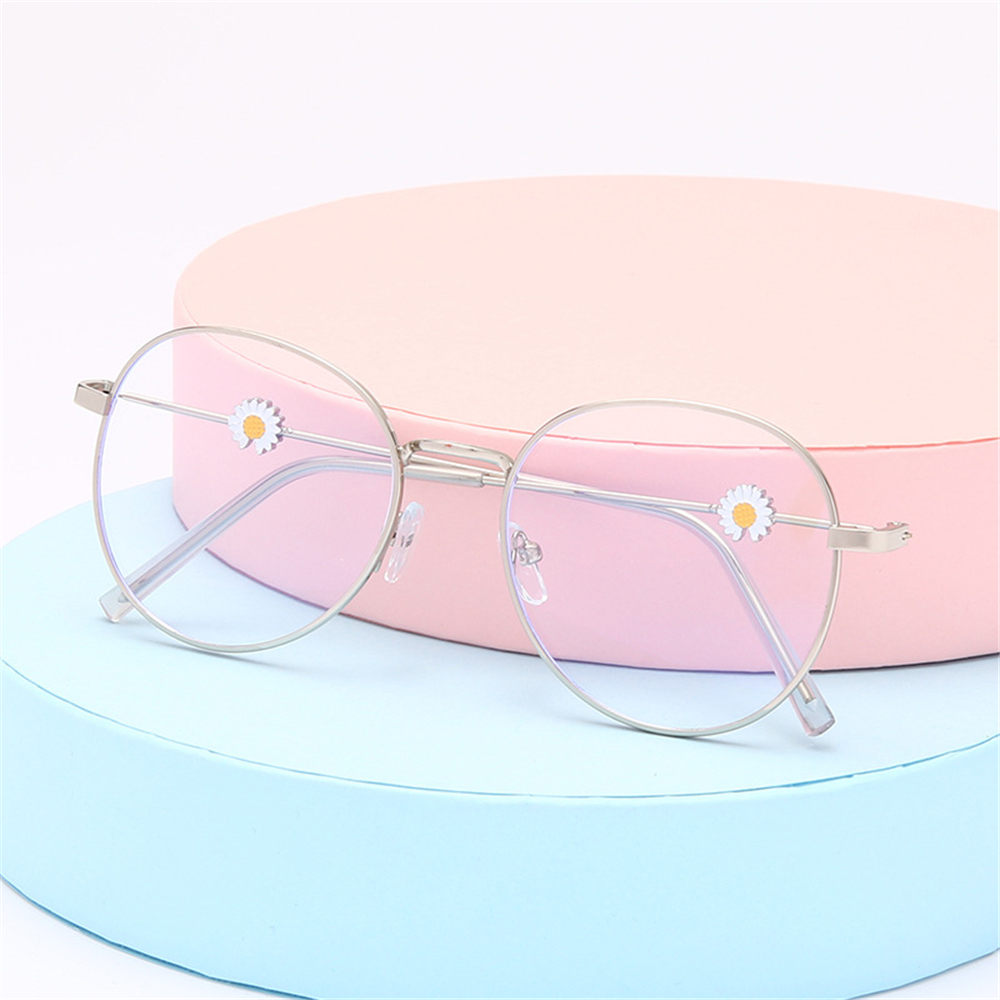 Gọng mắt kiếng tròn bằng kim loại chuyên dụng độ rõ nét cao