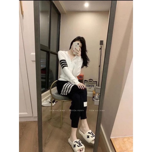 Bộ thể thao len tăm