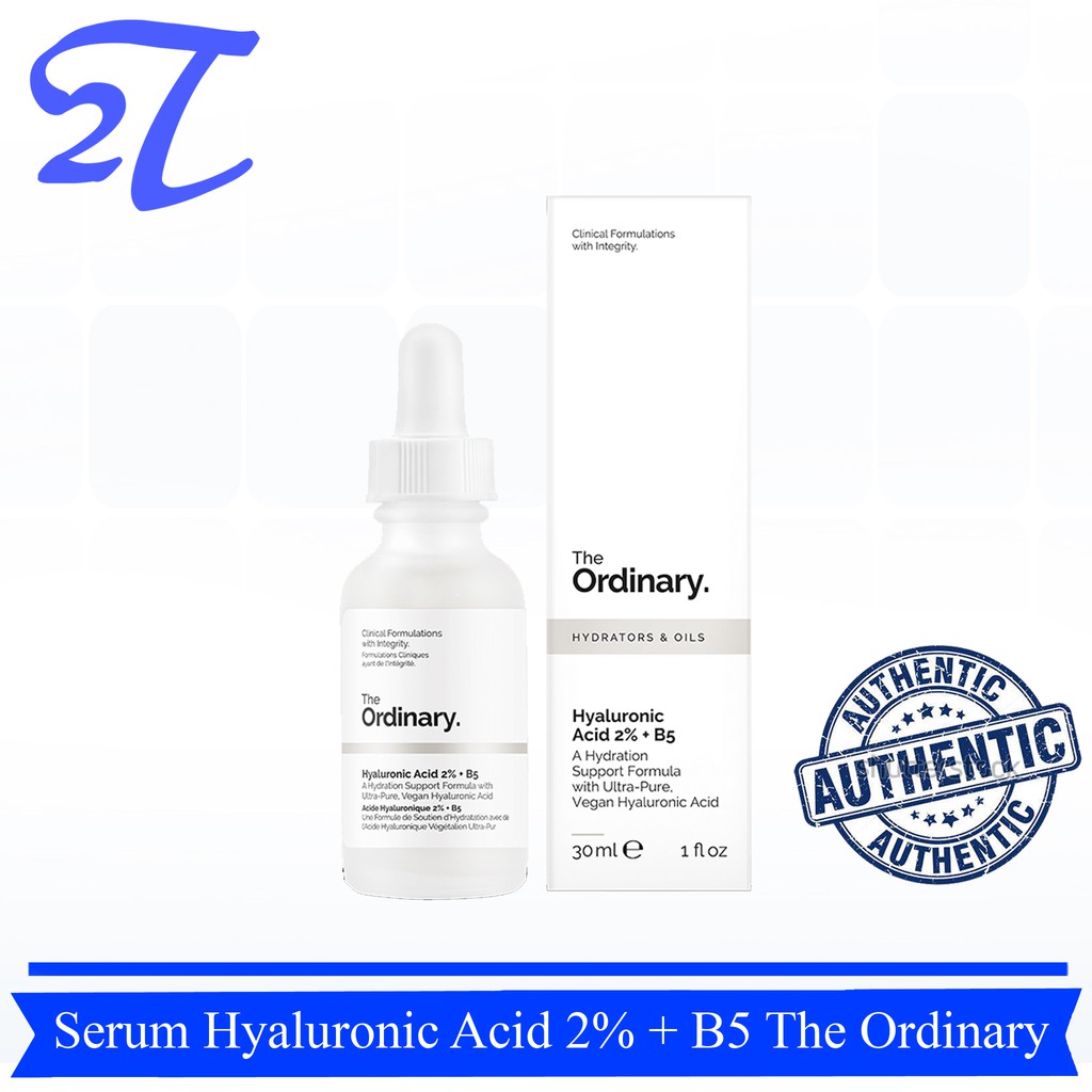 Tinh chất serum cấp nước liền da Hyaluronic Acid 2% + B5 The Ordinary