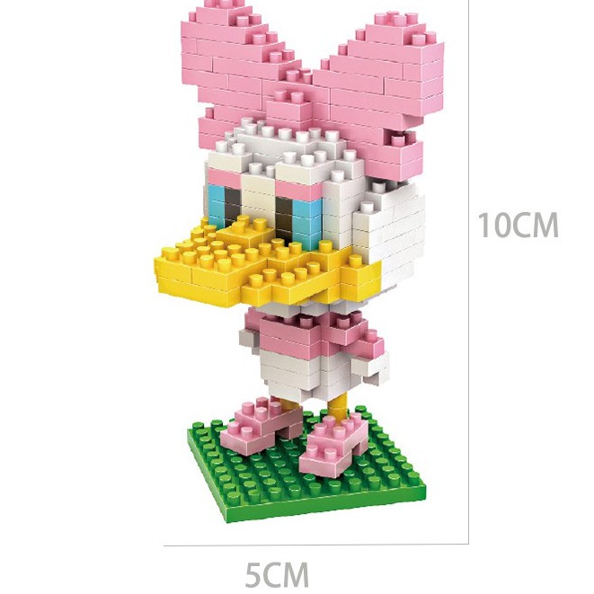 Bộ đồ chơi lắp ráp trang trí hình chuột Minnie đáng yêu cho bé