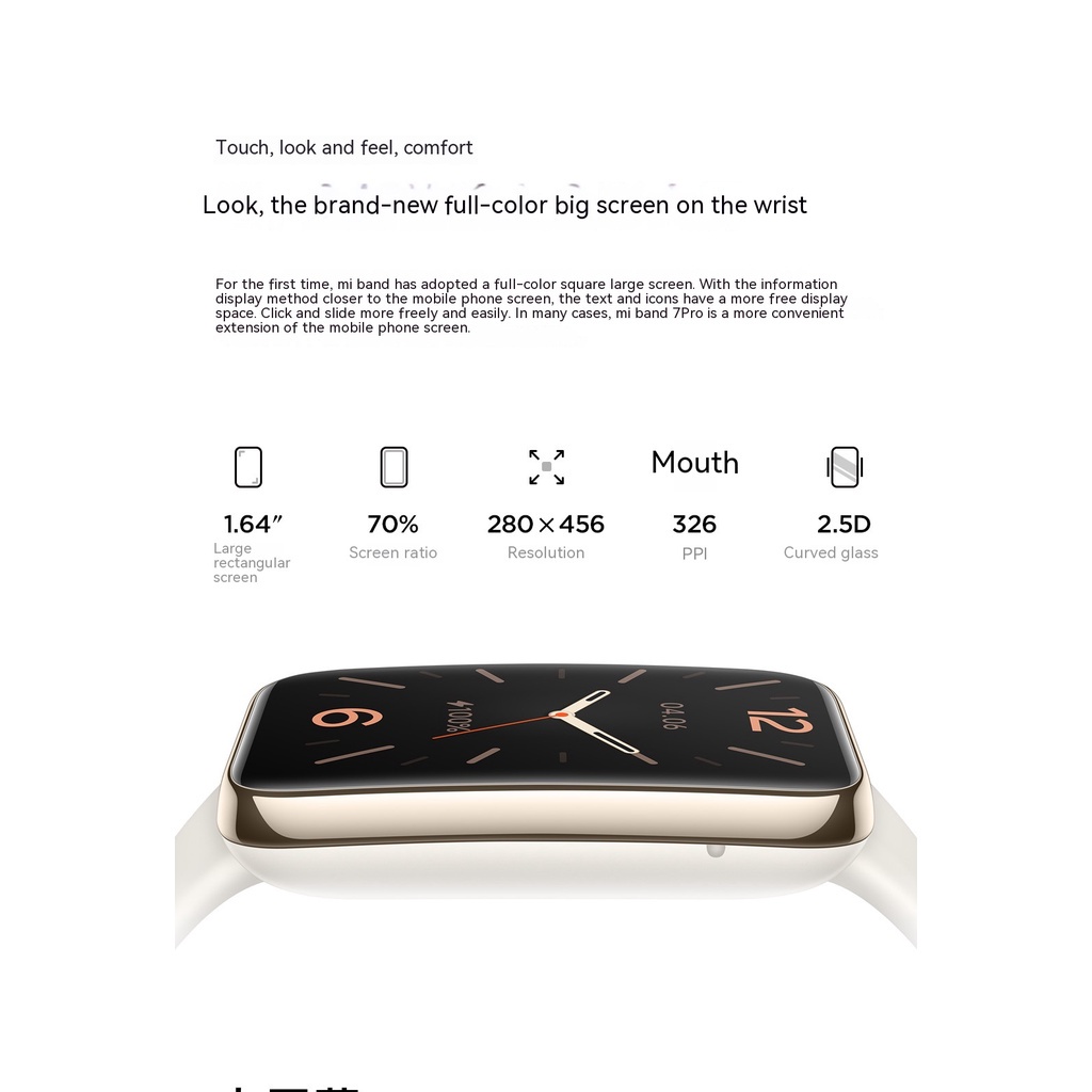 Vòng Đeo Tay Thông Minh Mi Band 7 Pro NFC - GPS  | Bảo Hành 12 Tháng