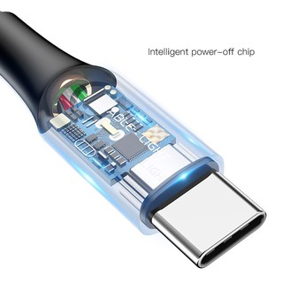 Cáp sạc Lightning/ Type C tự ngắt Baseus C Shape Light