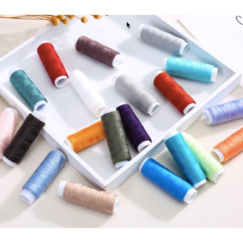 Bộ 39 cuộn chỉ may gia đình đủ màu