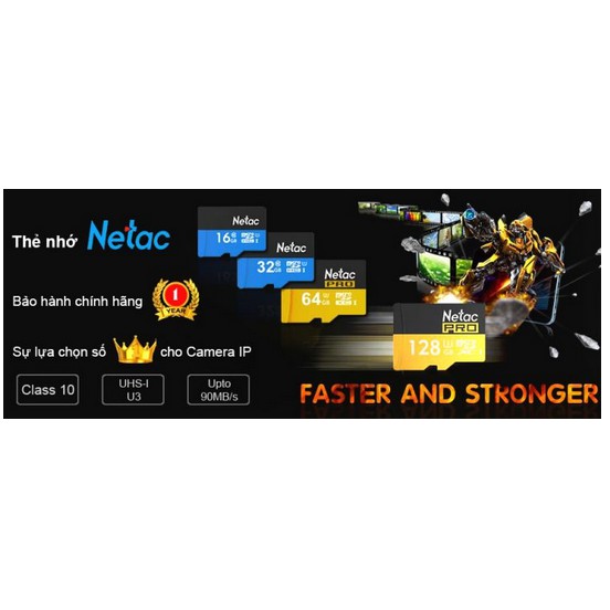 Thẻ nhớ MicroSD 16Gb Netac