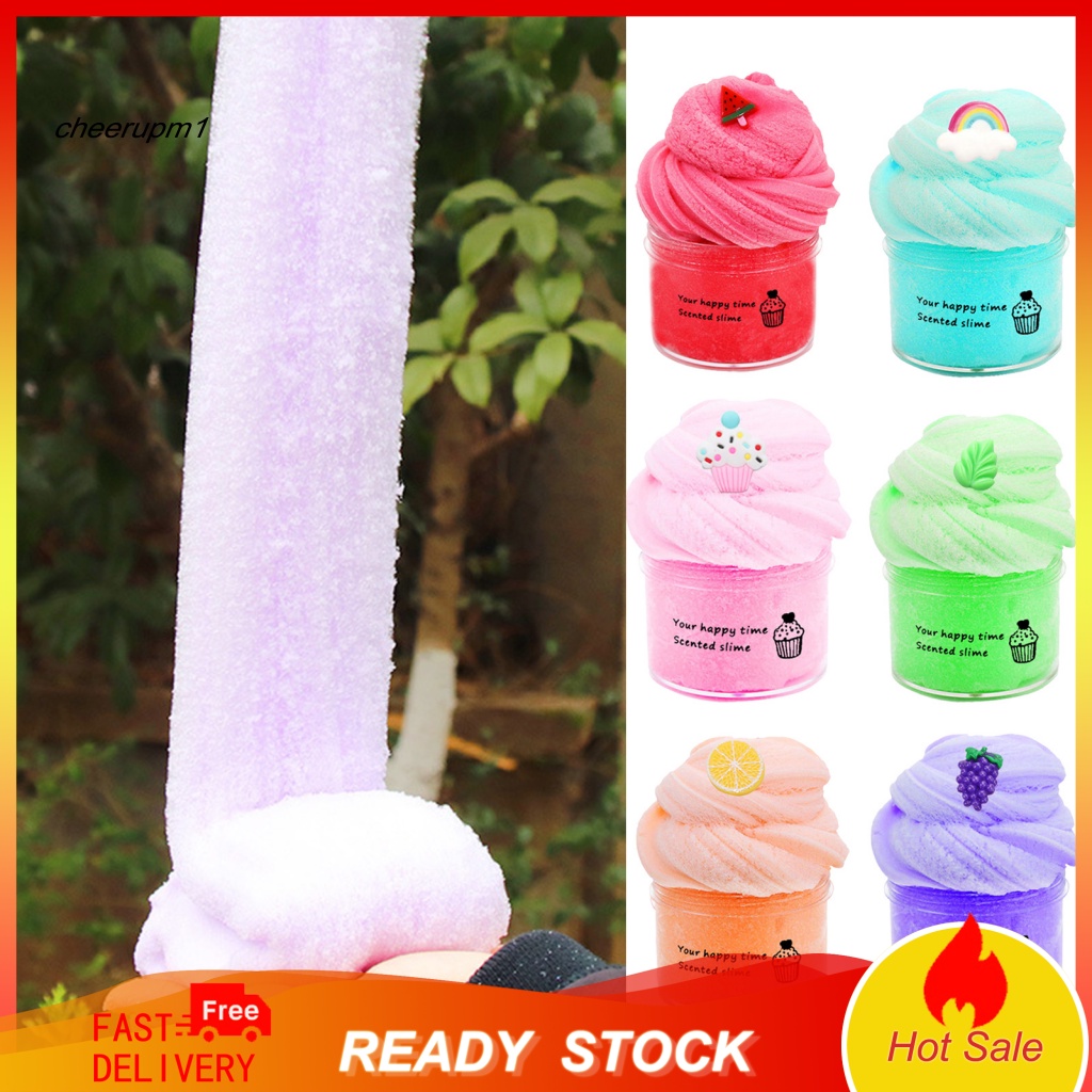 Slime Dẻo Ma Thuật Trộn Hạt Hình Đám Mây 70ml Mềm Mại Vui Nhộn Cho Bé