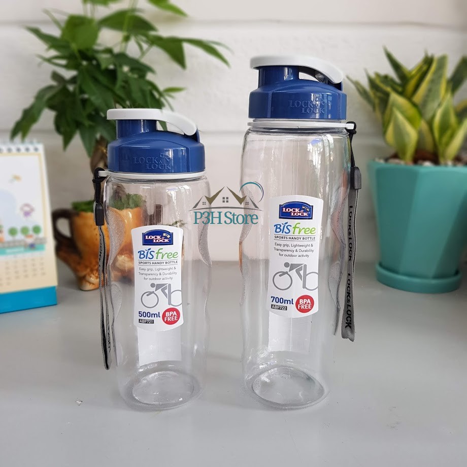 Bình nước thể thao Lock&amp;Lock Handy Bottle 500ml ABF721 và 700ml ABF722